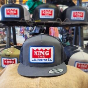 King Brand LA Learned Co Navy Snapback Hat NWT